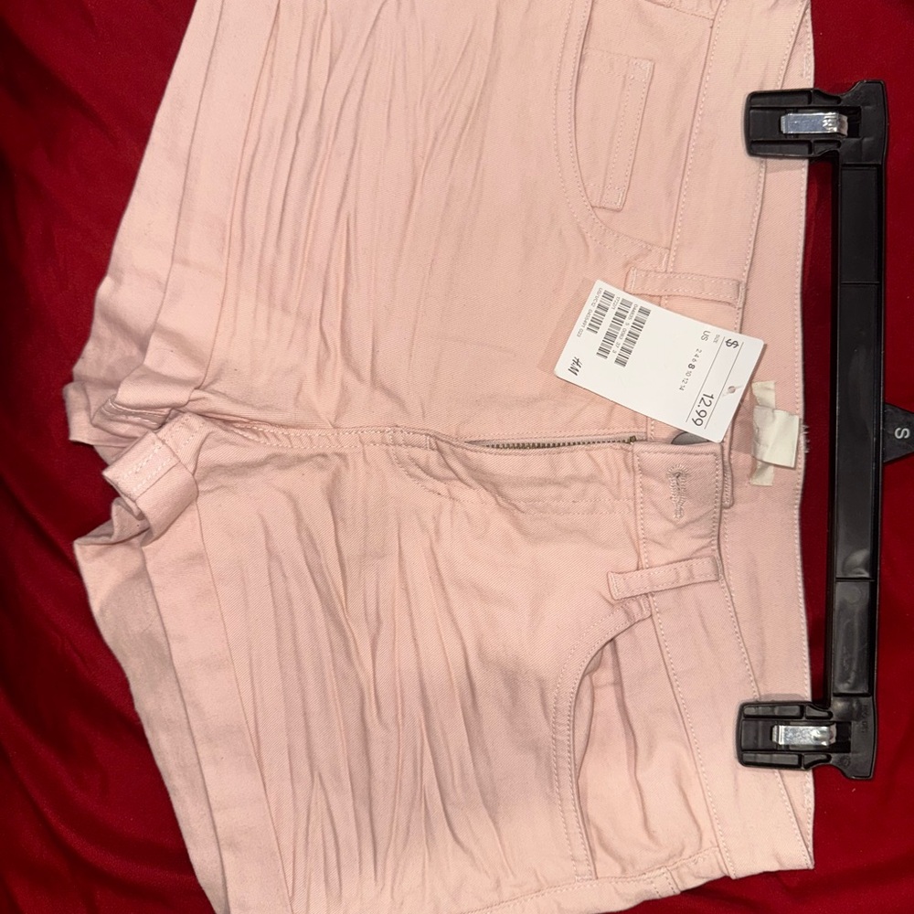 H&M Light Pink Jean Shorts